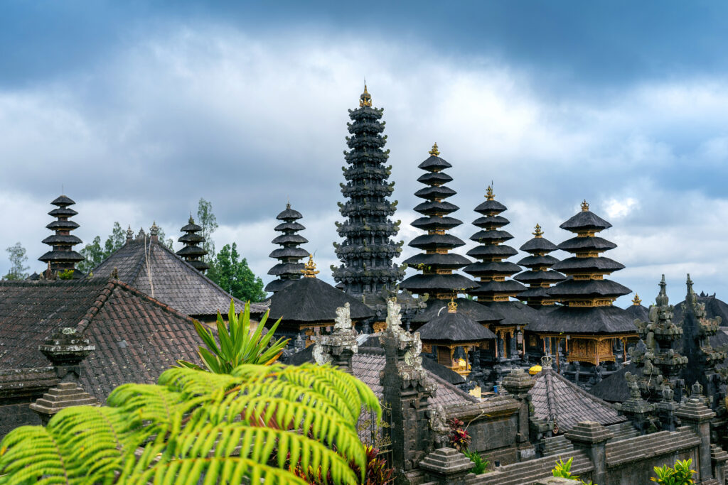 besakih temple in bali, indonesia.